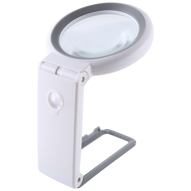 Magnifying Glass With Light And Stand, 30 X 10 X Foldable Reading Magnifier  With 18 LED Light, For Seniors, Jewellers - AliExpress